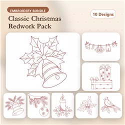 Redwork Christmas