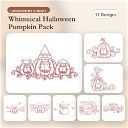 Redwork Halloween