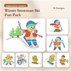Ski Snowman