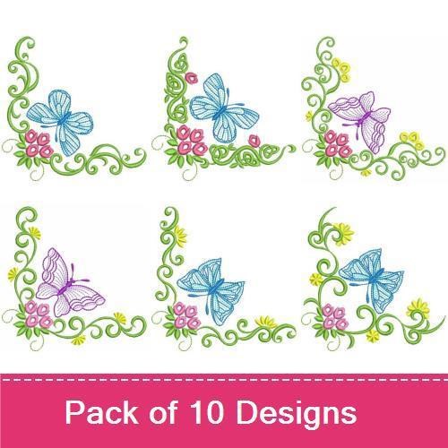 Heirloom Butterfly Corners