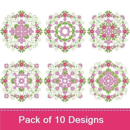 Floral Quilt Blocks 2