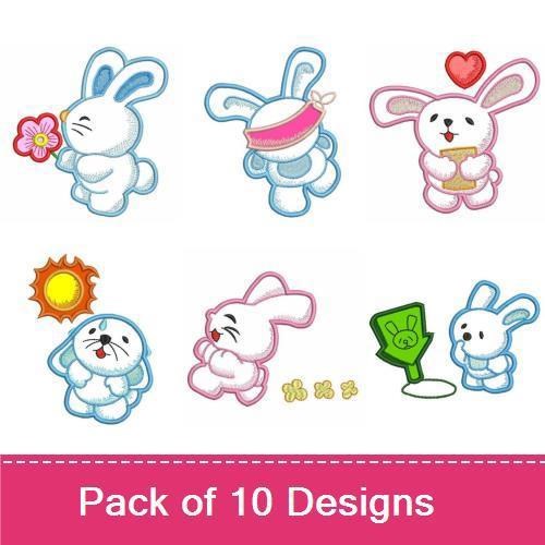 Applique Bunnies