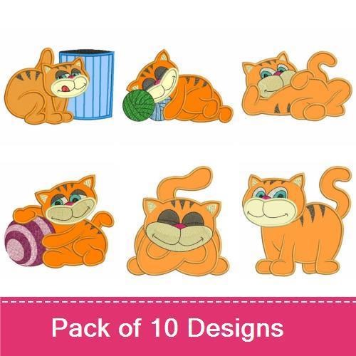 Applique Cats