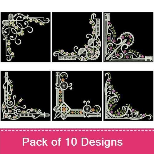 Heirloom Floral Corners
