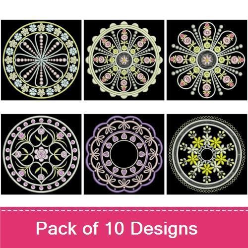 Heirloom Floral Circles