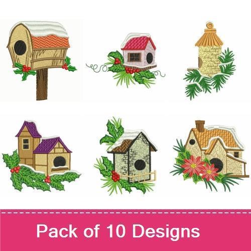 Winter Birdhouses