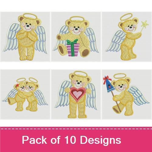 Cute Angel Bears