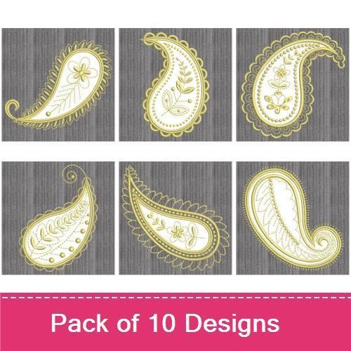 Applique Paisley Delight