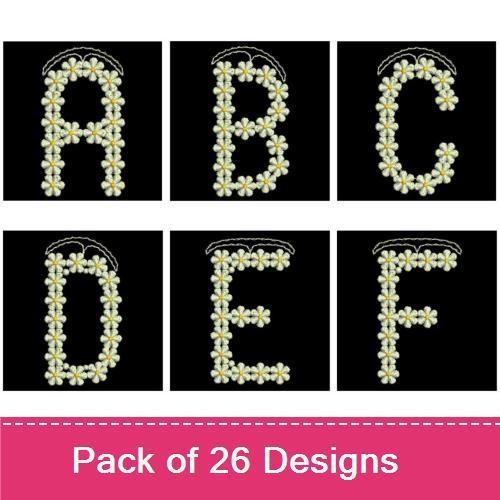 FSL Floral Letters