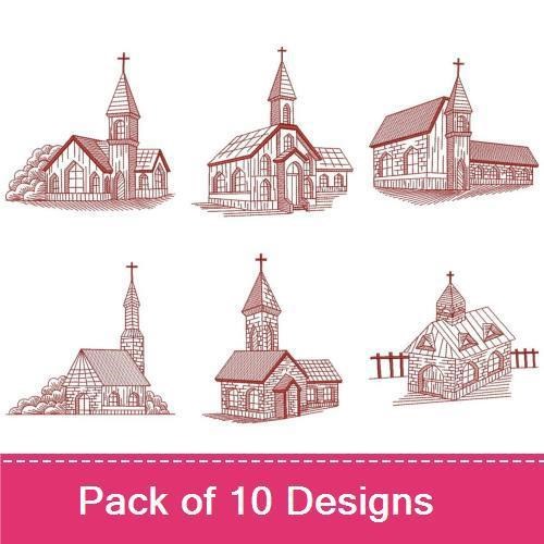 Redwork Church