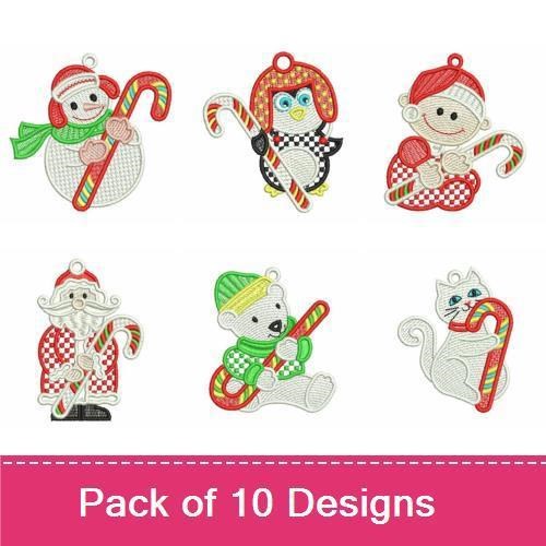 FSL Candy Cane Ornaments