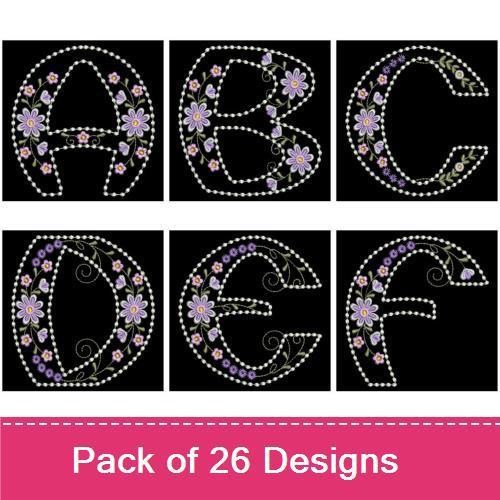 Candlewick Floral Alphabet