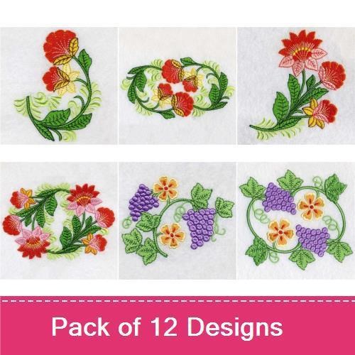 Jacobean Flowers