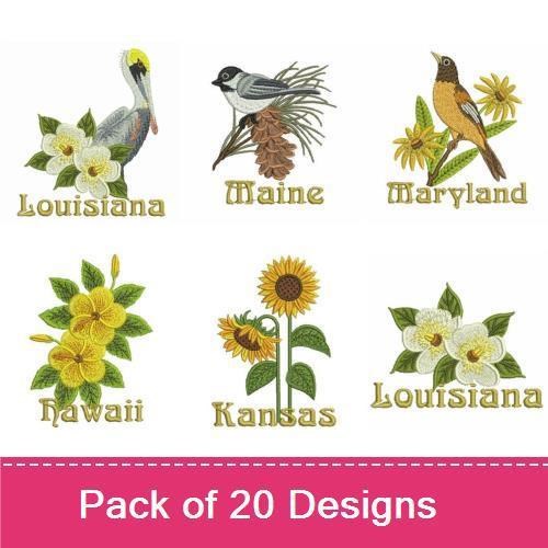 State Birds And Flowers 2