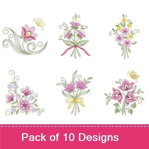 Vintage Jacobean Floral