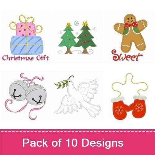 Applique Christmas Medley