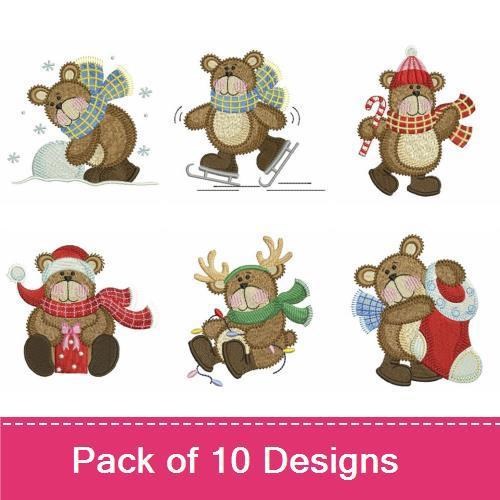 Christmas Teddy Bears 2