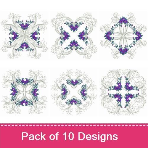Floral Enticement Quilt 5