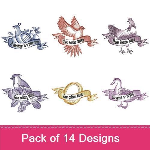 Toile 12 Days Of Christmas