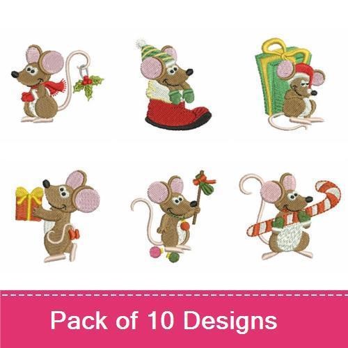Mini Christmas Mice