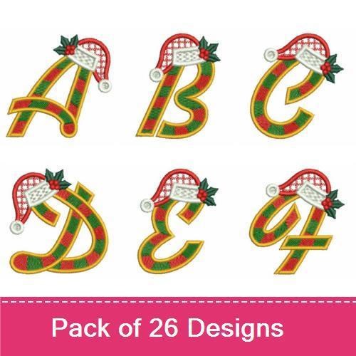 Christmas Holly Alphabet