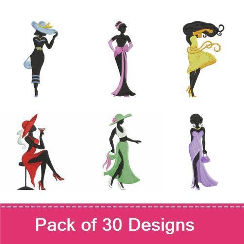 Fashion Girls Silhouettes