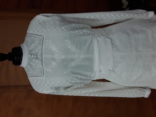 White Work Daisies