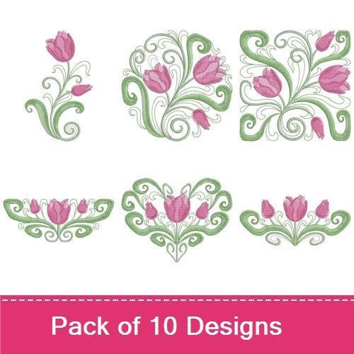 Art Deco Tulips