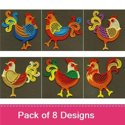 FSL Colorful Roosters