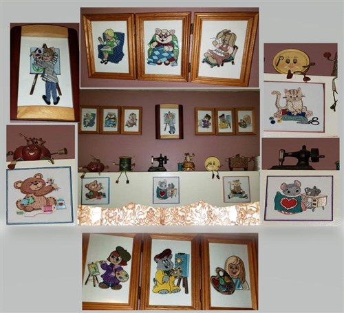 Patchwork Sewing Teddy