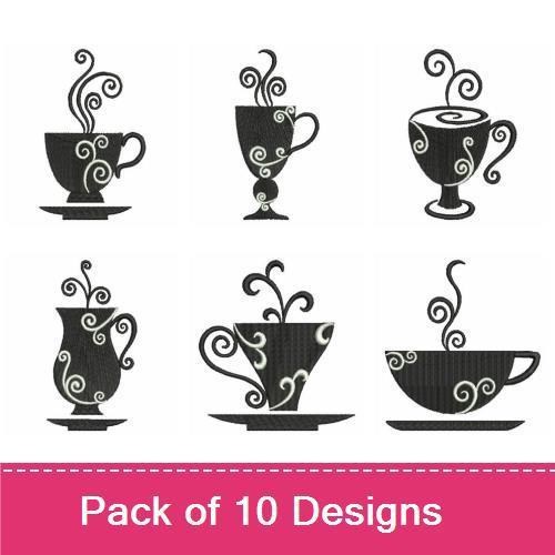 Coffee Cup Silhouettes