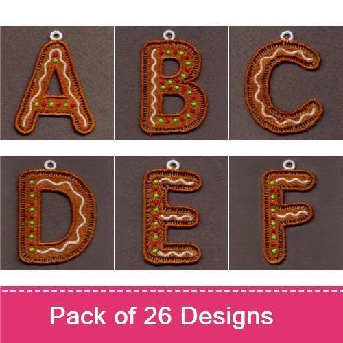 FSL Gingerbread Alphabet