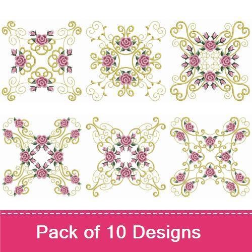 Pearl Roses Quilt 7