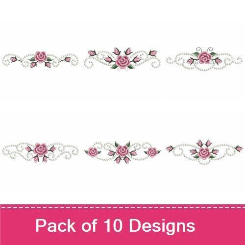 Pearl Roses Borders 2