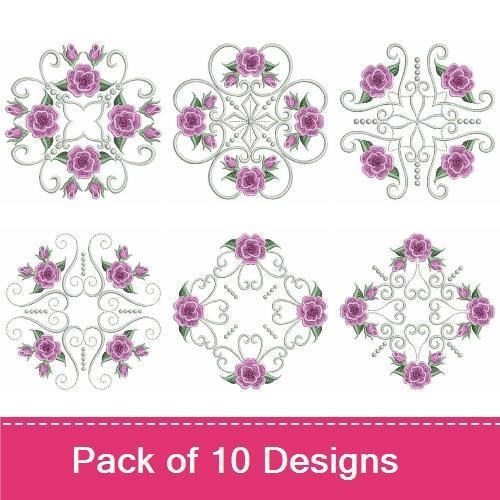 Pearl Roses Quilt 8