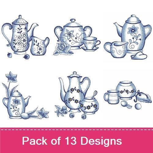 Delft Blue Tea Time 3