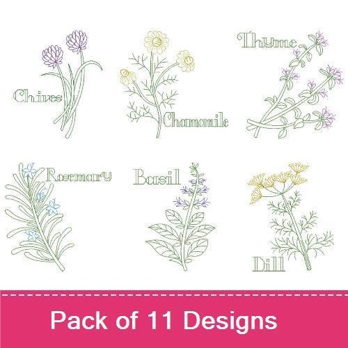 Vintage Kitchen Herbs
