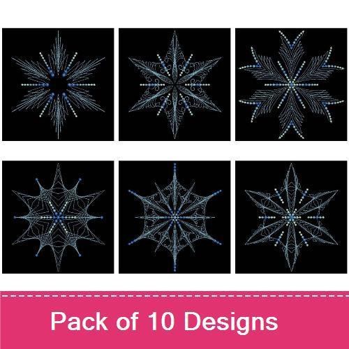 Rippled Snowflakes 2