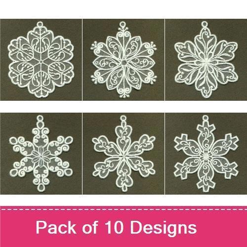 Organza Decorative Snowflakes