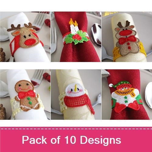 FSL Christmas Napkin Rings 3