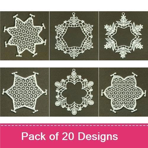 FSL Snowflake Photo Ornaments 2