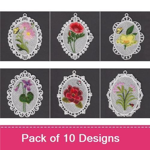 FSL Floral Cameos