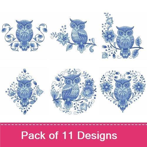 Delft Blue Owls