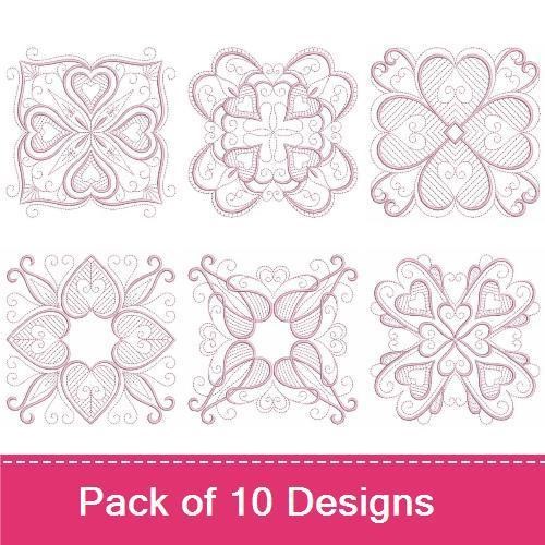 Hearts Quilt Pattern
