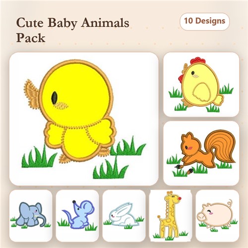 Applique Animals Applique Animals