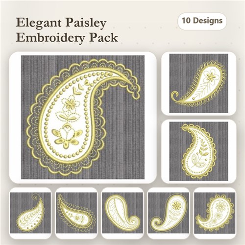 Applique Paisley Delight Applique Paisley Delight