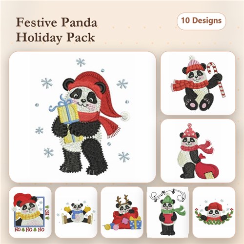 Christmas Panda