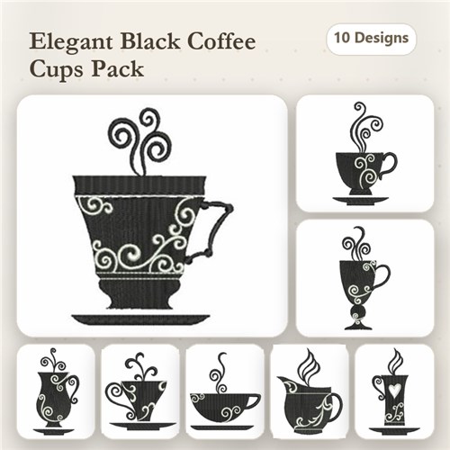 Coffee Cup Silhouettes