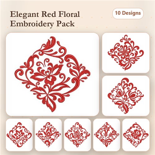 Damask Floral Blocks Damask Floral Blocks