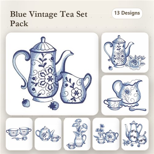 Delft Blue Tea Time 3